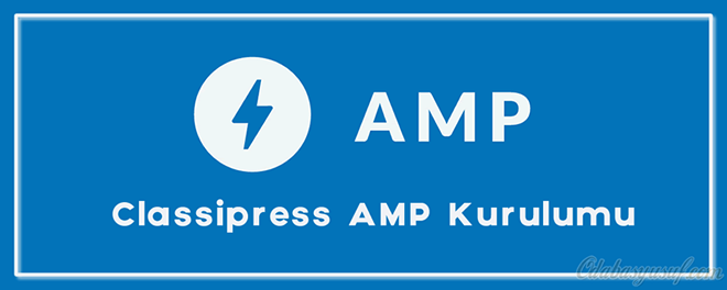 Classipress AMP Kurulumu